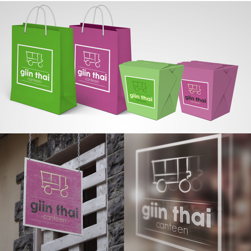 Thai design with the title 'Logo concept for thai restaurant'