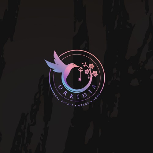 3D brand with the title 'ORKIDIA LOGO'
