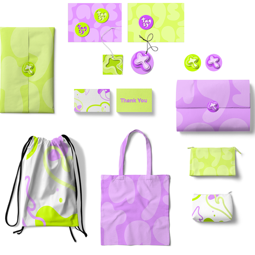 Card brand with the title 'Tagsy Branding components'