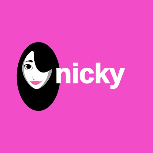 Thai logo with the title 'Nicky Logo for Dating App'