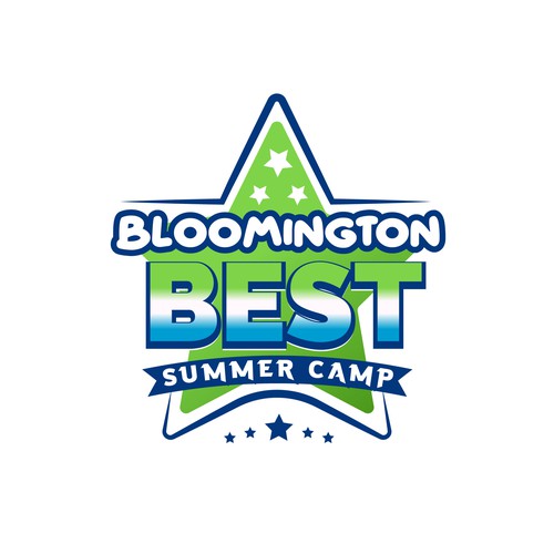 Summer camp design with the title 'Logo for a Kindergarten summer camp.'