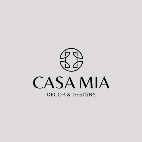 Homeware logo with the title 'Logo Design - Casa Mia'