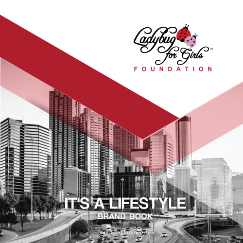 Non-profit design with the title 'Ladybug for Girls Foundation'