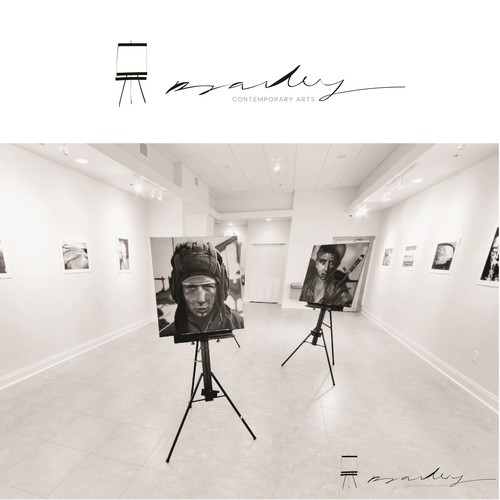 Contemporary logo with the title 'Bailey contemporary arts'