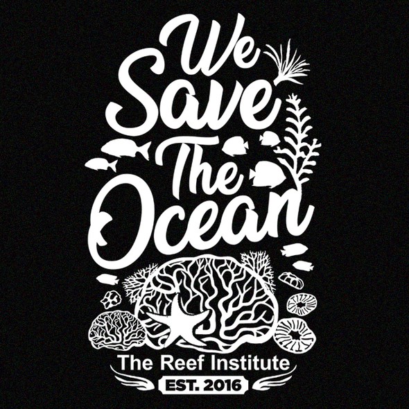 Ocean t-shirt with the title 'We Save The Ocean '