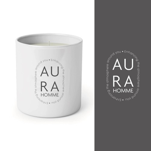 Perfume logo with the title 'Un logo di classe sia per lei che per lui'