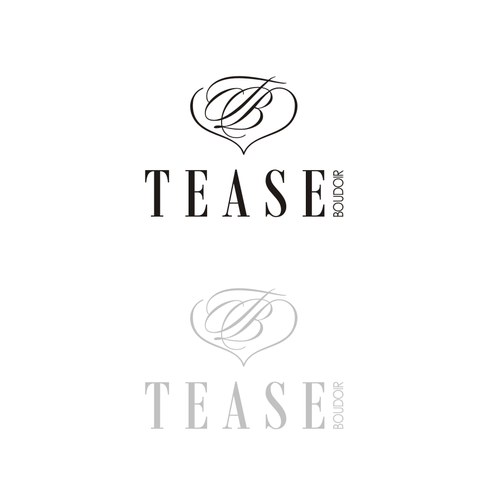 Boudoir logo with the title 'Logo for Tease Boudoir Studio'