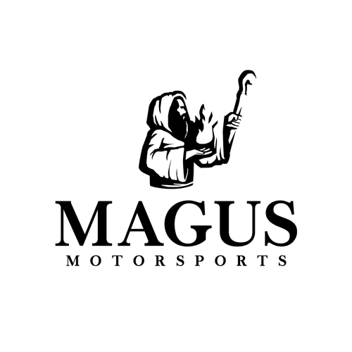 Icon brand with the title 'Wizard design for motorsport company'