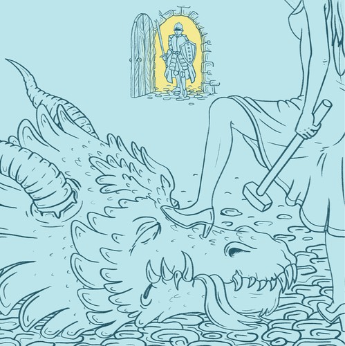 Princess design with the title 'Book Cover'