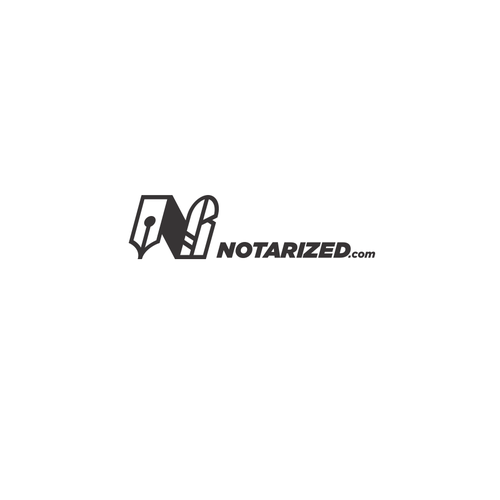 Pen brand with the title 'Notarized.com logo'