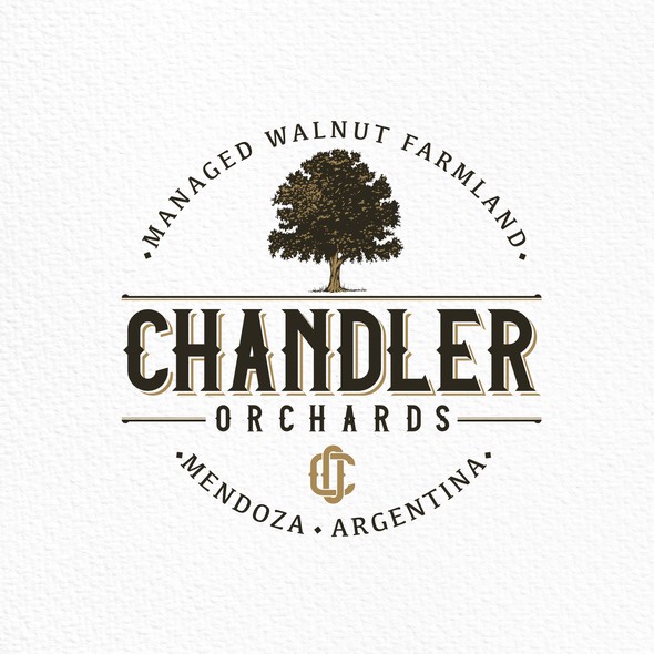 Argentina design with the title 'Logo design for Chandler Orchards.'