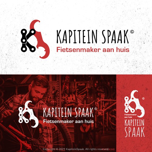 Mechanic logo with the title 'Vintage logo for a bike mechanic'