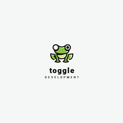 Vibrant logo with the title 'Toggle Development'