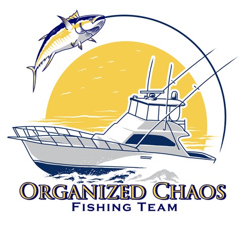 Fishing t-shirt with the title 'Organized Chaos Fishing Team'
