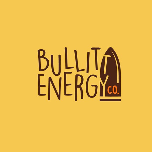 Energetic design with the title 'Logo for Caffeinated Chocolate products'