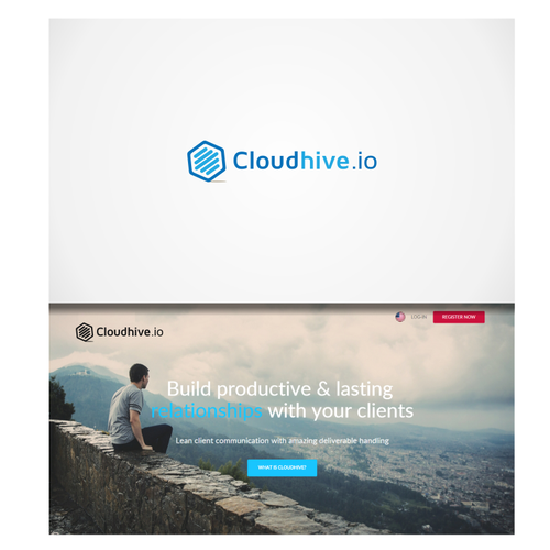 Beehive logo with the title 'Create a modern, minimalist logo at the intersection of design & technology'