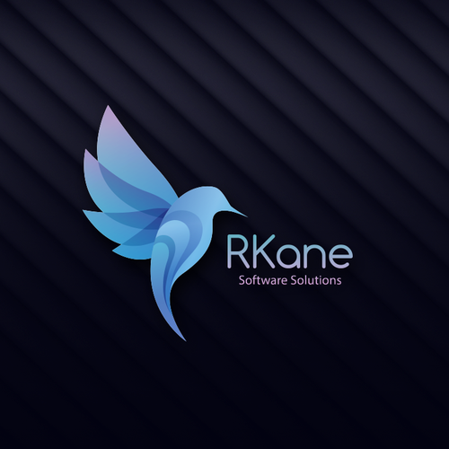 Computer brand with the title 'RKane logo design.'