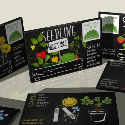 Herbal packaging with the title 'Seedling'
