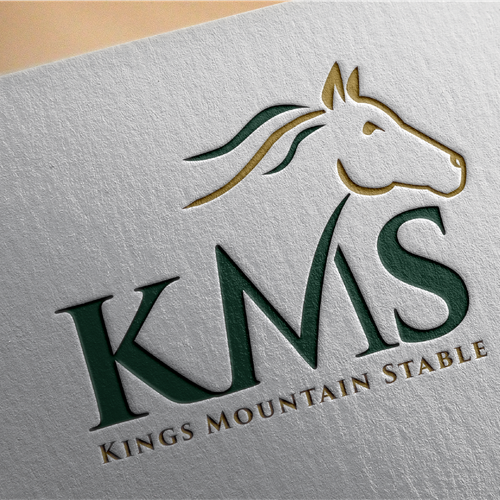 Horse brand with the title 'kms'