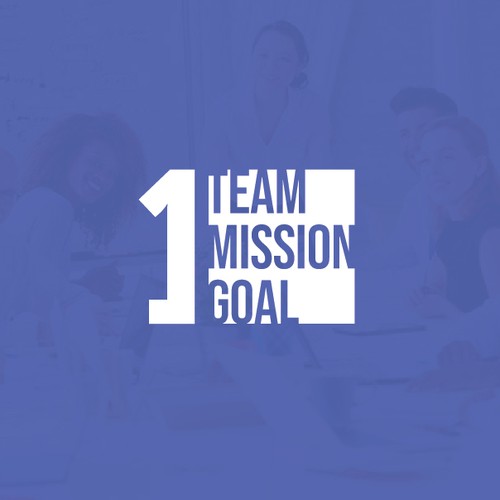 Meeting logo with the title 'One team, one mission, one goal'