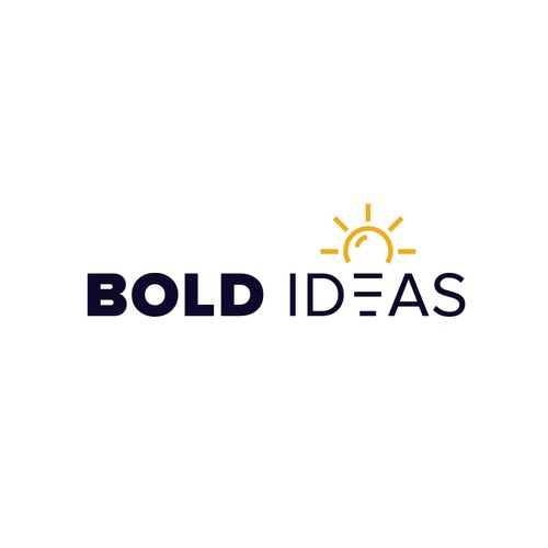 Subtle logo with the title 'Bold ideas'