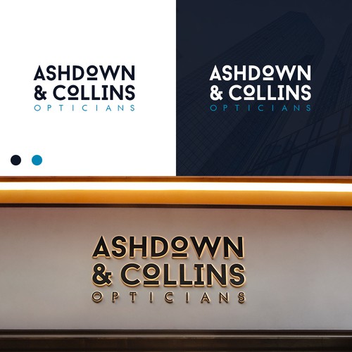 Ps logo with the title 'Opticians Logo Design Concept'