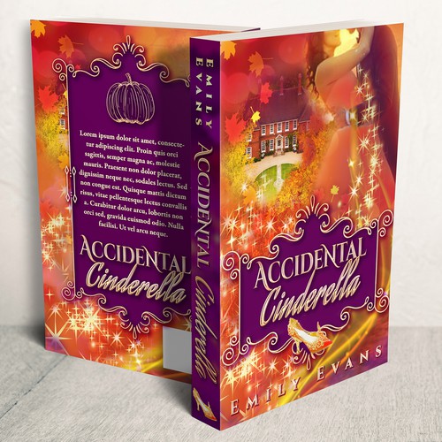 Romance book cover with the title 'Book Cover: Young Adult Fiction'