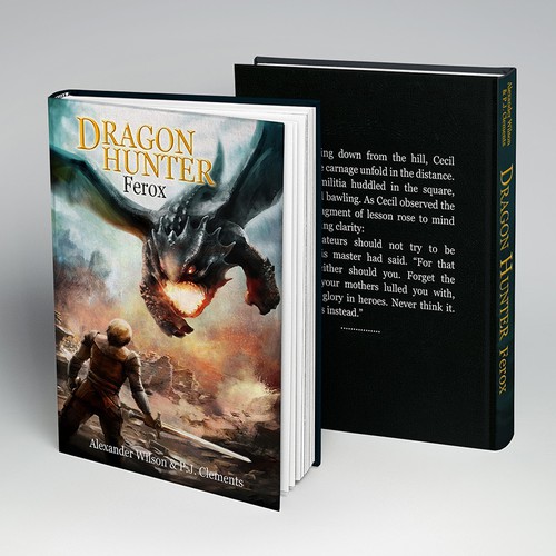 Book cover illustration with the title 'Book cover'