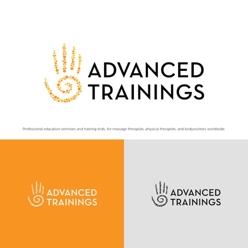 Healthcare logo with the title 'Advanced Trainings'