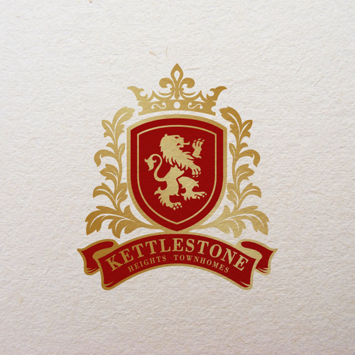 Coat of arms logo with the title 'KETTLESTONE HEIGHTS TOWNHOMES'