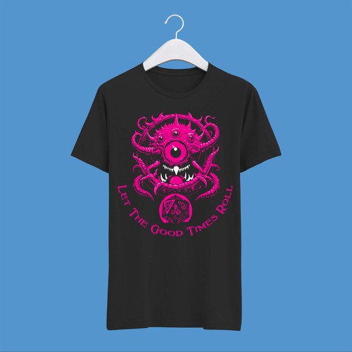 Gaming t-shirt with the title 'DnD'