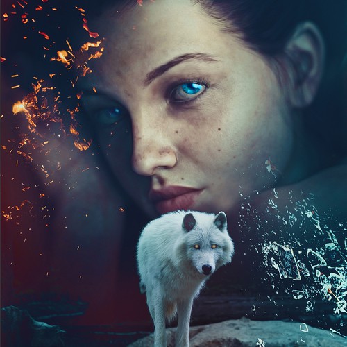 Dark fantasy book cover with the title 'Blood Bound'