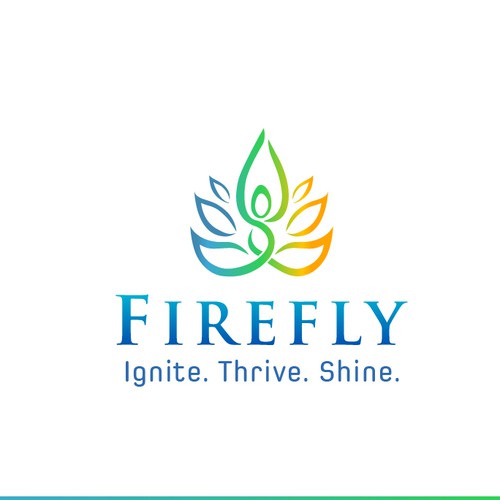 Lotus design with the title 'Logo for FIREFLY'