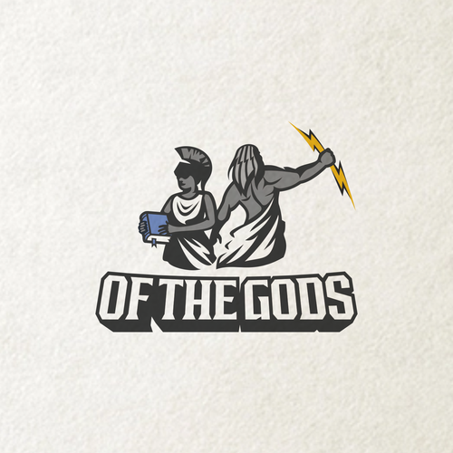 Zeus logo with the title 'Logo for suplement brand with Greek God's mascot'