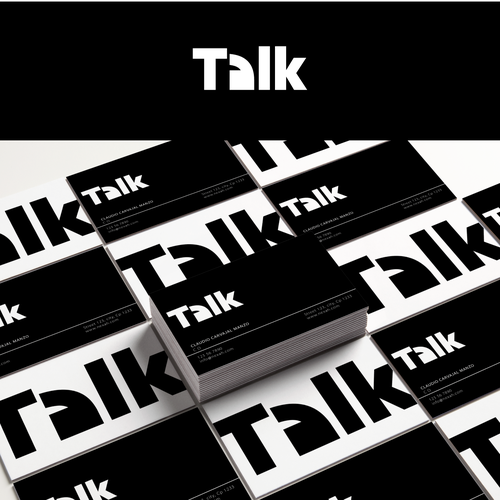 Cute messages logo with the title 'Talk'