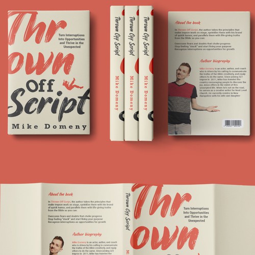 Typographic design with the title 'Typography book cover'