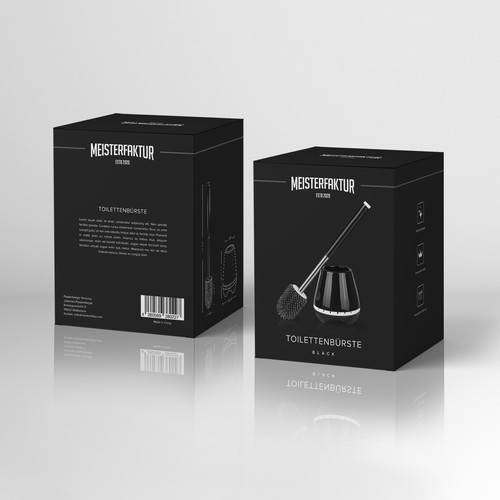 Skincare packaging with the title 'logo and package'