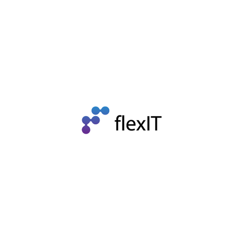 Circle design with the title 'Logo Design for flexIT'