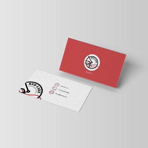 Complex design with the title 'A Fitness Brand Logo and Card Design'