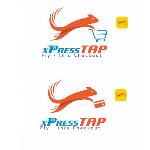 Squirrel logo with the title '*Guaranteed Prize* Top talent needed for branding exciting new shopping technology!'