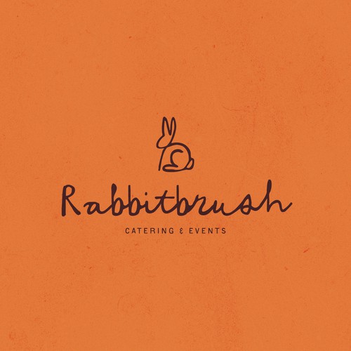 Logo with the title 'Logo Concept for Rabbitbrush'