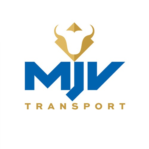 Transportation brand with the title 'Logo for MJV TRANSPORT'
