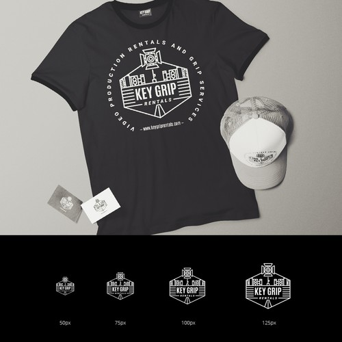 Lighting design with the title 'Logo for a video production rentals'