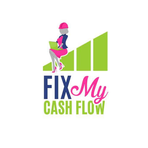 Pie chart logo with the title 'Fix My Cash Flow'