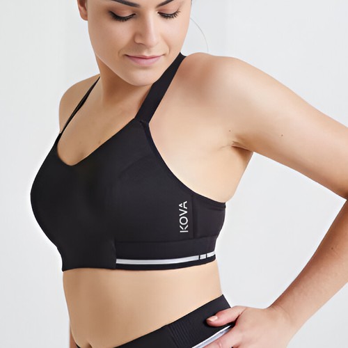 Sportswear design with the title 'Kova Athleisure wear company Logo'