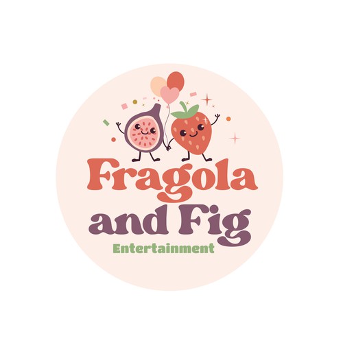 Design with the title 'Fun logo for kids party entertainment'