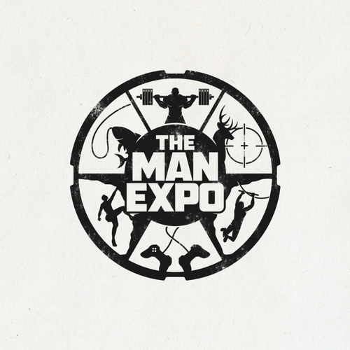 Event logo with the title 'Design a MAN logo for a MAN expo!'