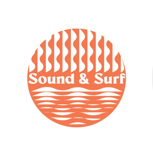 Mountain t-shirt with the title 'Sound and Surf'