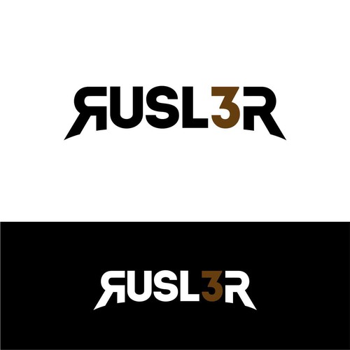 Skater design with the title 'Winner Rusler Logo Design'