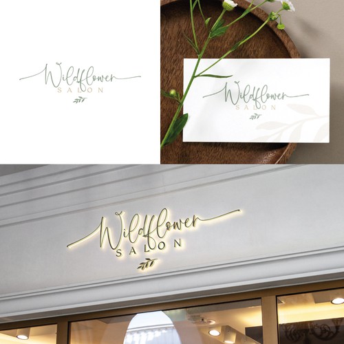 Foliage design with the title 'Logo for Hair Salon'